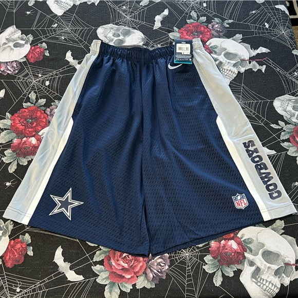 Nike Other - NWT 2012 Nike Dri-Fit Dallas Cowboys Speed Fly XL CHAINMAIL Performance Shorts M